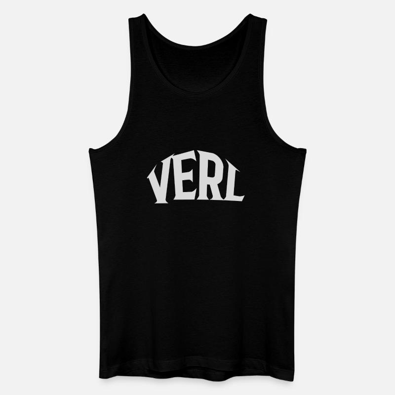 Verl - Männer Bio Tank Top - Schwarz