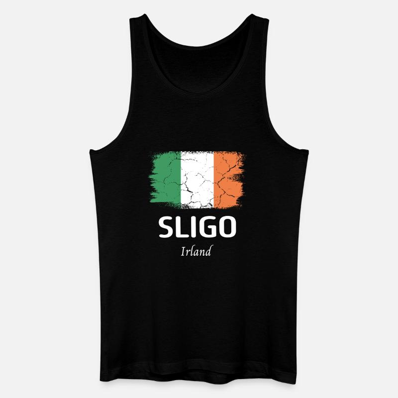 Sligo - Männer Bio Tank Top - Schwarz