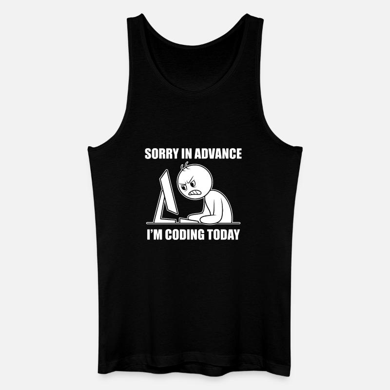 Stolzer Softwareentwickler für Programmierstudente - Männer Bio Tank Top - Schwarz