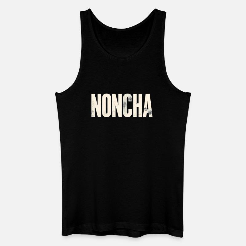 Noncha - Männer Bio Tank Top - Schwarz
