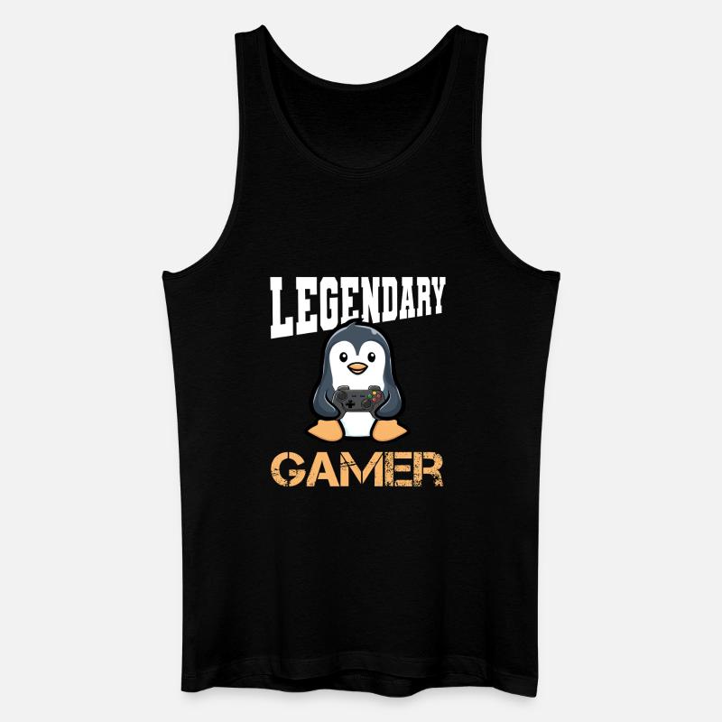 controller zocken gamen - Männer Bio Tank Top - Schwarz