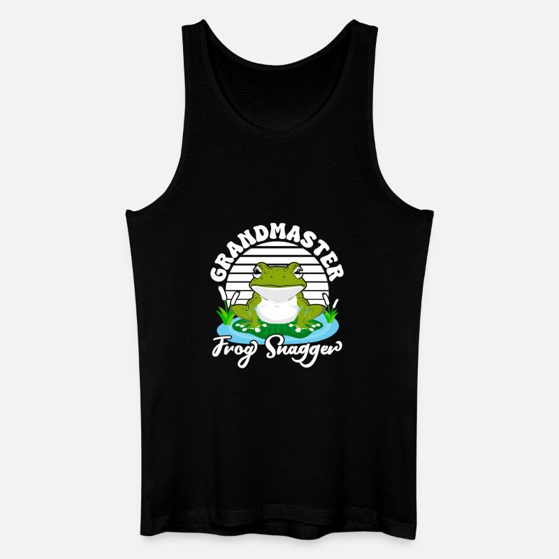 Frog Catcher Grandmaster Frog Snagger Frog - Männer Bio Tank Top - Schwarz