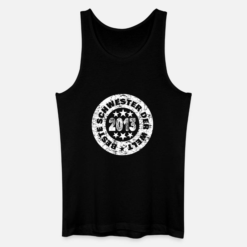 Schwester 2013 - Männer Bio Tank Top - Schwarz