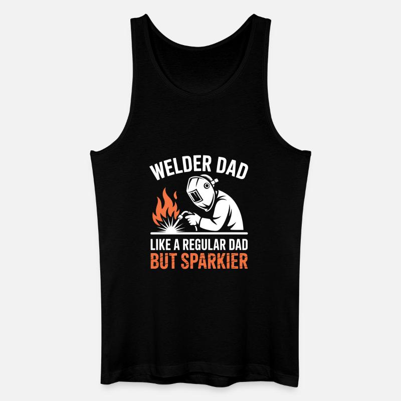 Schweißer Spruch Beruf Lustiges Schweißer Geschenk - Männer Bio Tank Top - Schwarz