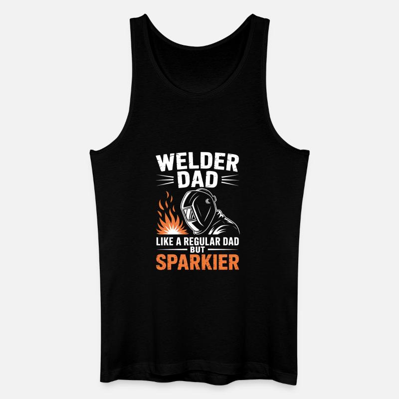Schweißer Spruch Beruf Lustiges Schweißer Geschenk - Männer Bio Tank Top - Schwarz