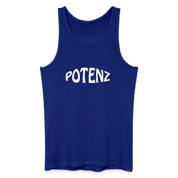 Power - Men’s Organic Tank Top - royal blue - Front