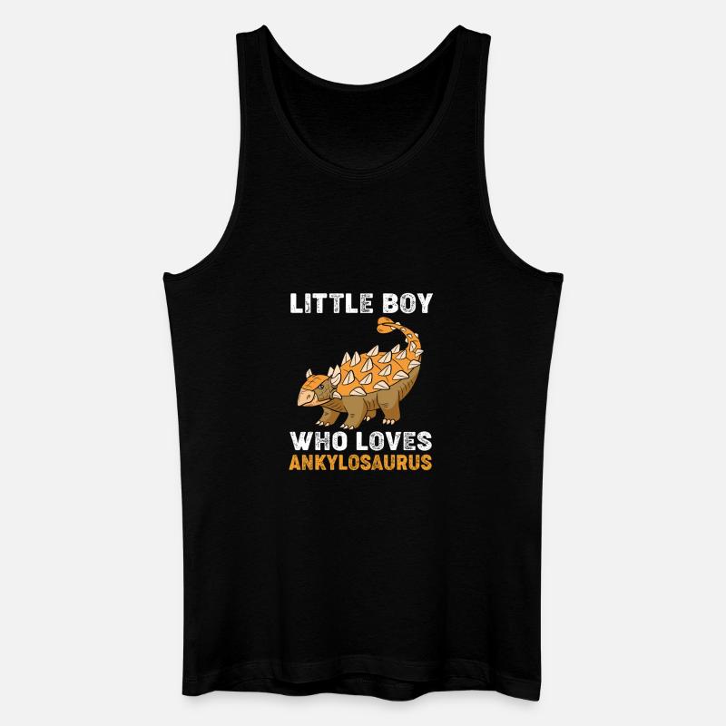 Ankylosaurus - Männer Bio Tank Top - Schwarz