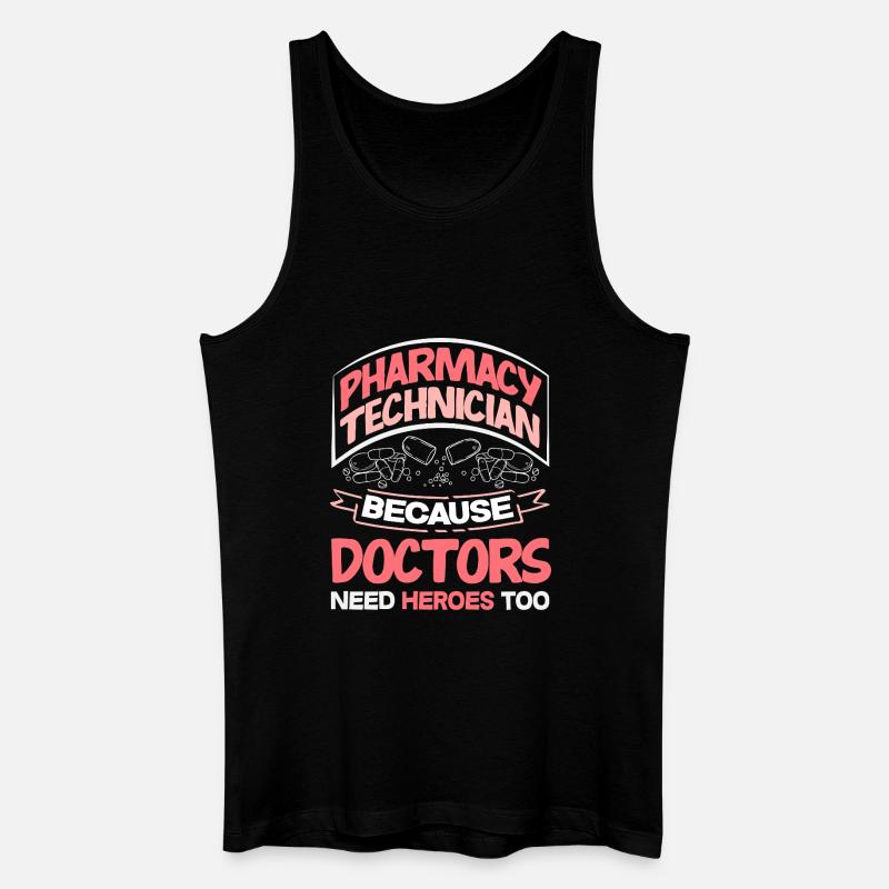 Apotheker Pharmazeutisch-technischer - Männer Bio Tank Top - Schwarz