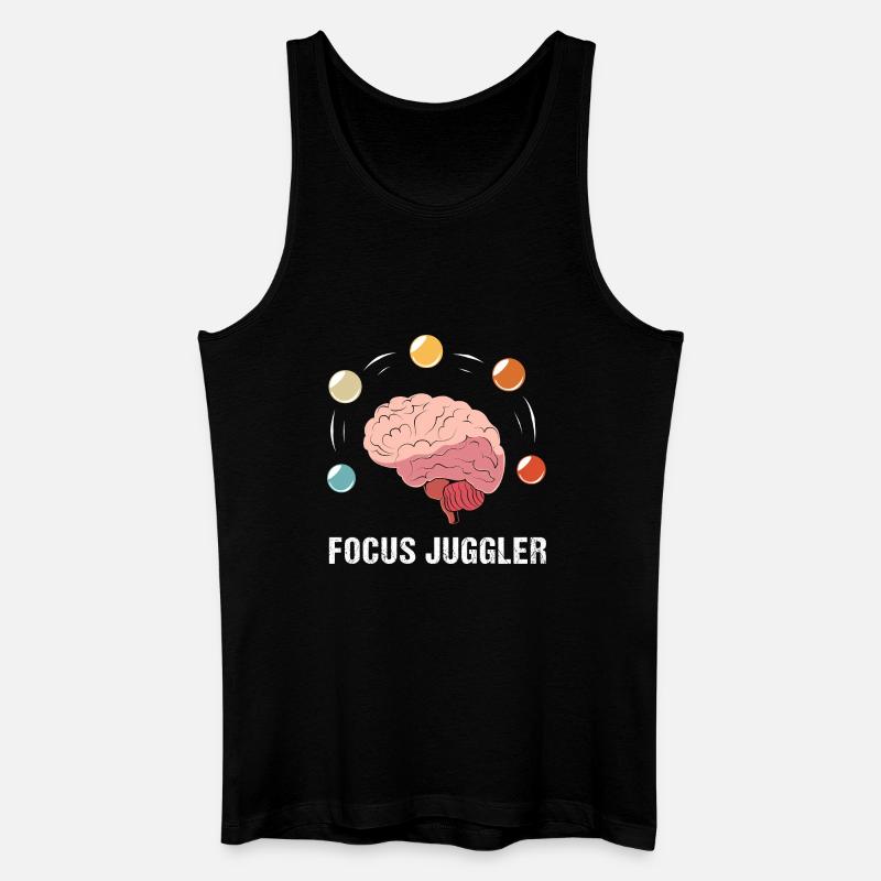 Autismus Geschenk Autist ADHS Asperger - Männer Bio Tank Top - Schwarz