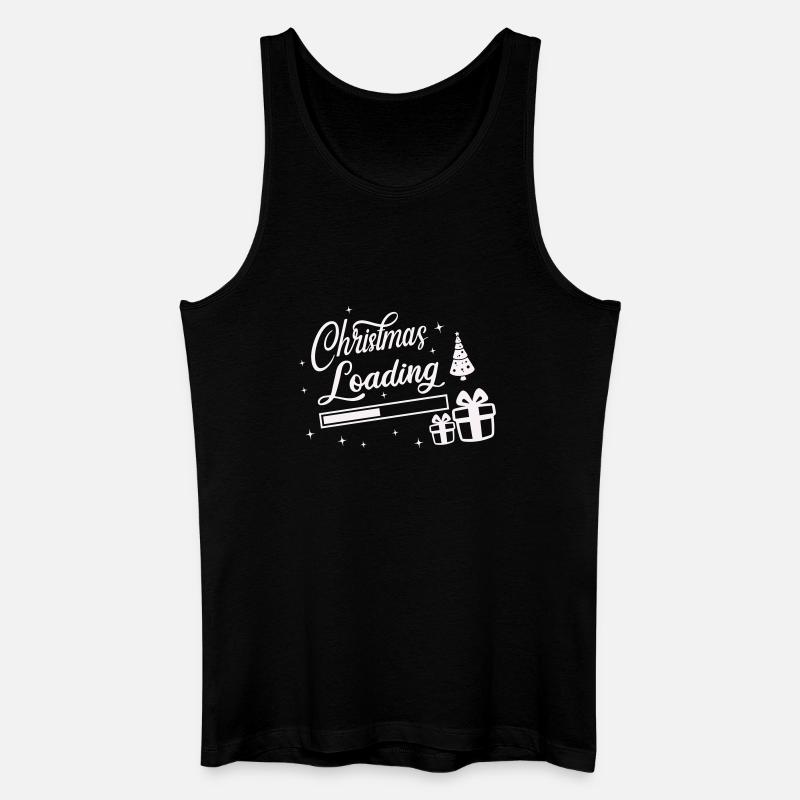 Christmas Loading - Männer Bio Tank Top - Schwarz