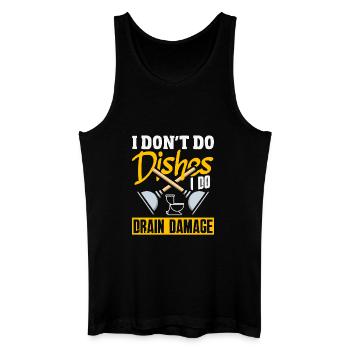 Toilettenverstopfungsmeister Lustiges - Männer Bio Tank Top - Schwarz - Vorne