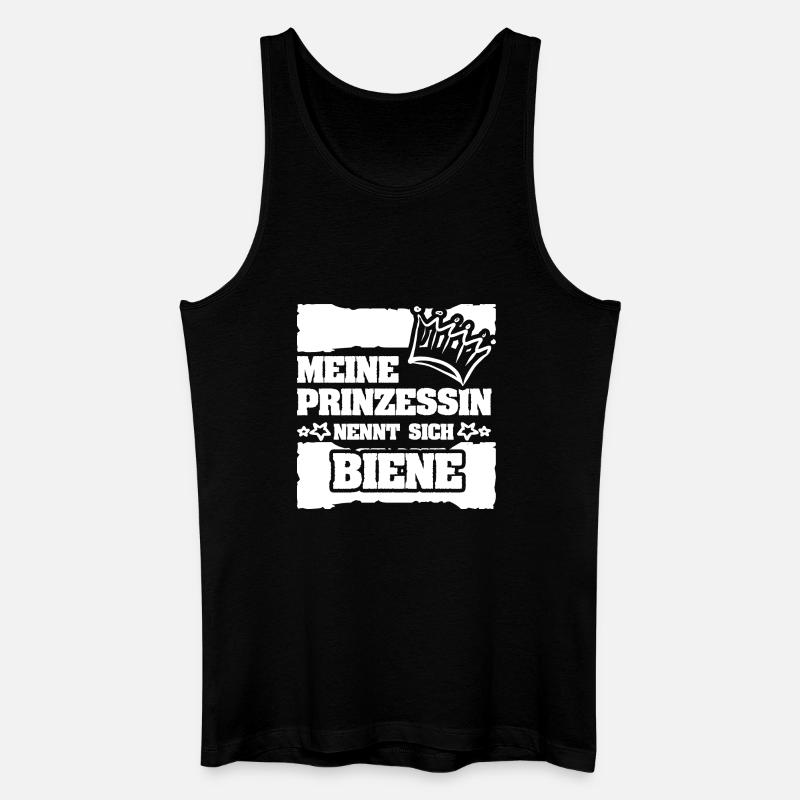 Maedchenname Biene - Männer Bio Tank Top - Schwarz