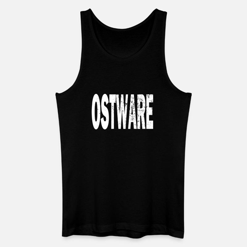 T-shirt à capuche Ostalgie Ostware Ostalgie Fun Fun - Débardeur bio Homme - noir