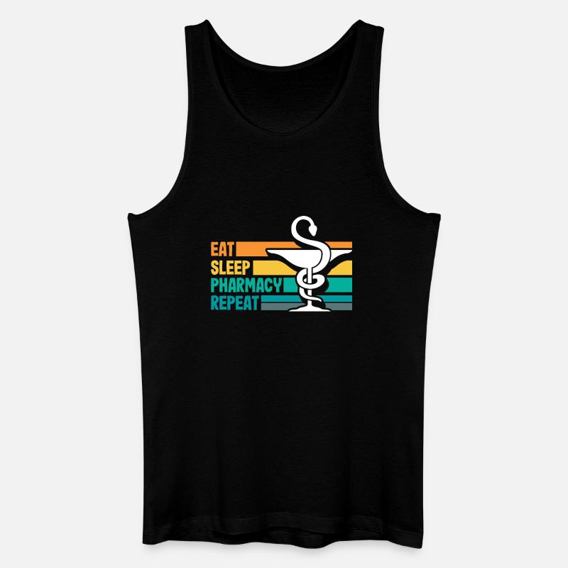 Apotheker Pharmazeutisch-technischer - Männer Bio Tank Top - Schwarz
