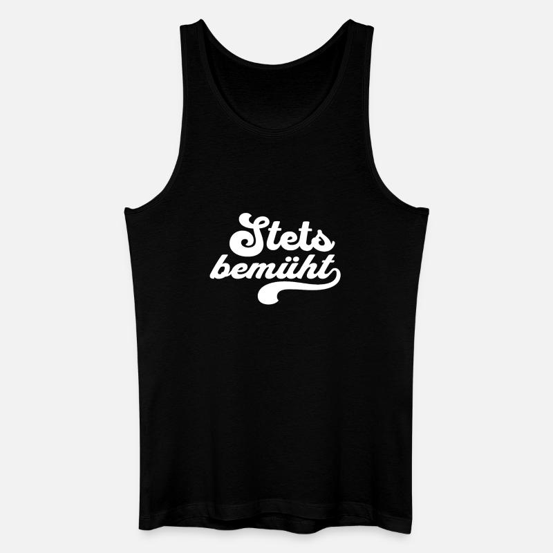 Stets Bemüht - Männer Bio Tank Top - Schwarz
