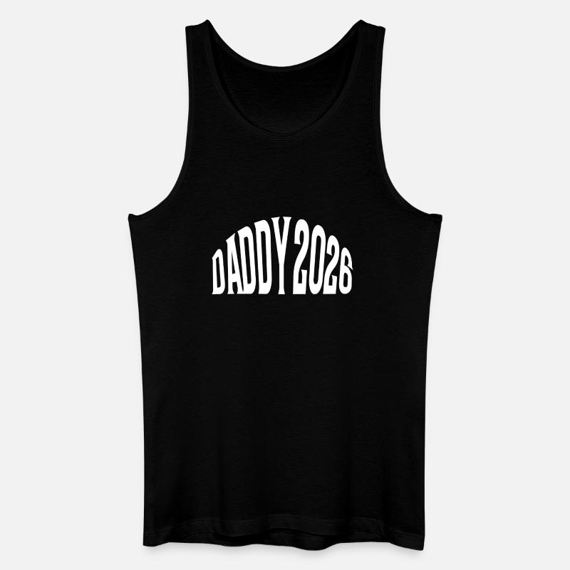 Daddy 2026 - Männer Bio Tank Top - Schwarz
