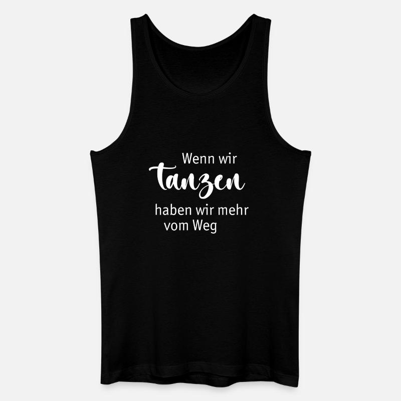 Tanzen - Männer Bio Tank Top - Schwarz
