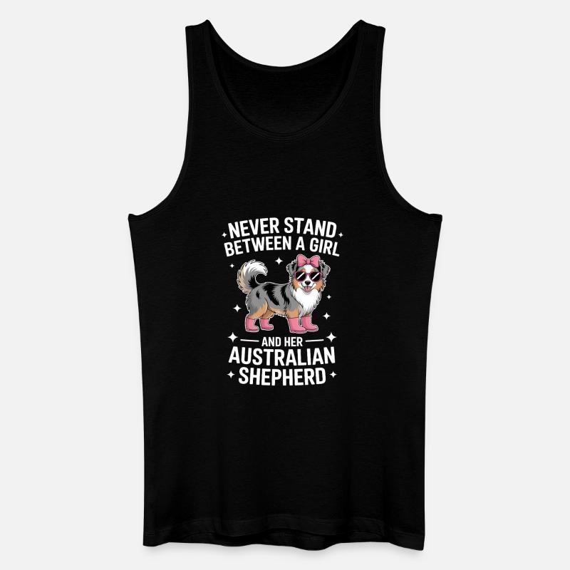 Australian Shepherd Saying Shepherd Gift - Men’s Organic Tank Top - black