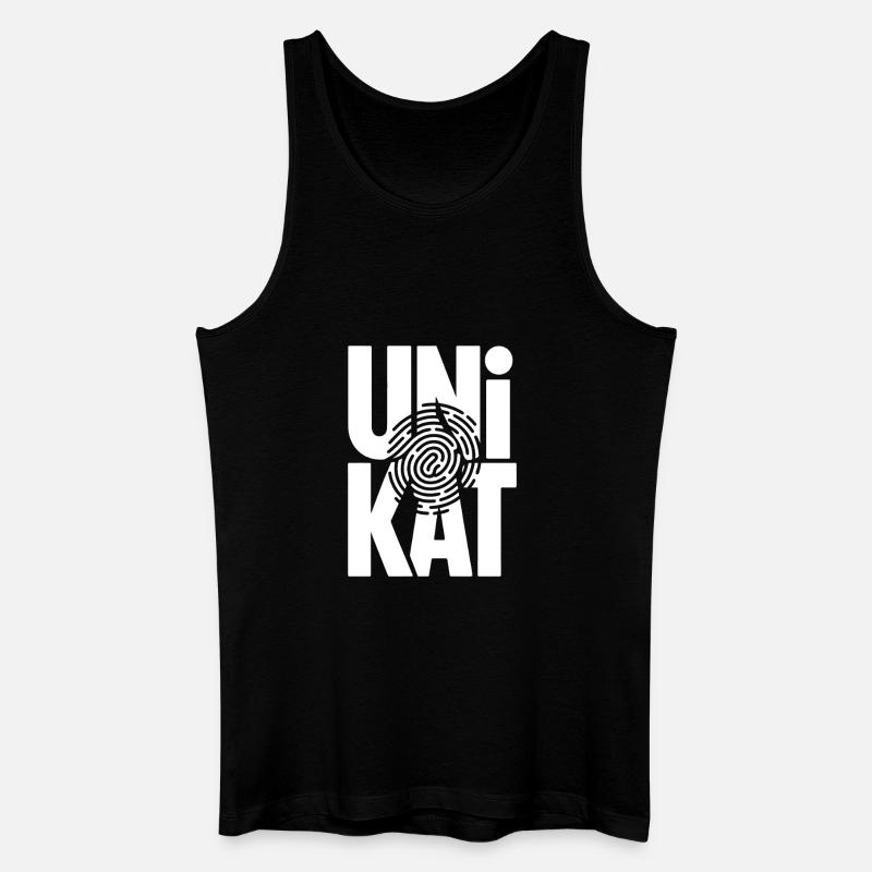 Unique Unique Individual Self-Worth Unique - Men’s Organic Tank Top - black