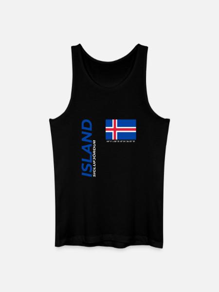 Siglufjördur - Men’s Organic Tank Top - black