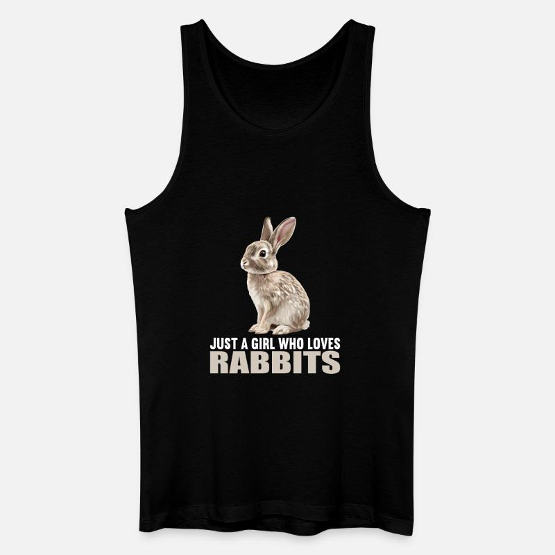 Hasen Hase - Männer Bio Tank Top - Schwarz