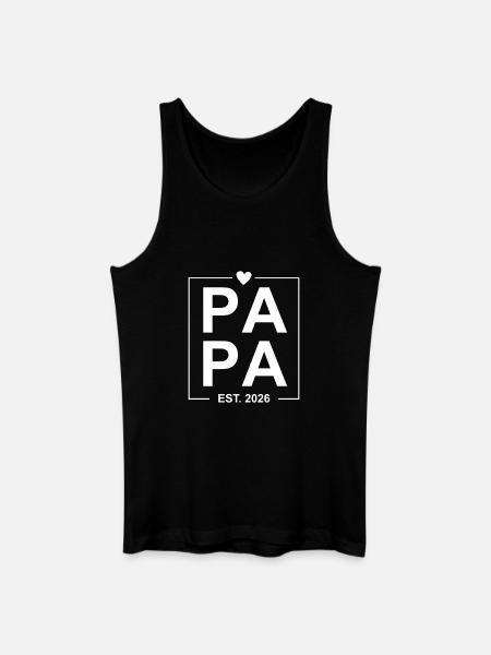 Papa Est 2026 - Men’s Organic Tank Top - black