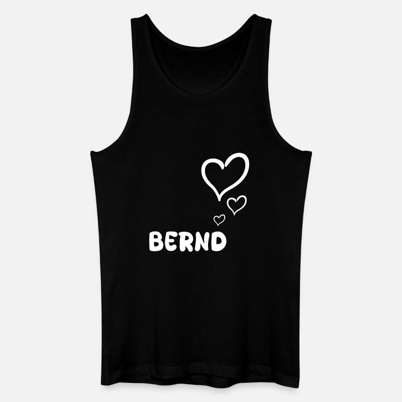 Bernd as a first name - Men’s Organic Tank Top - black