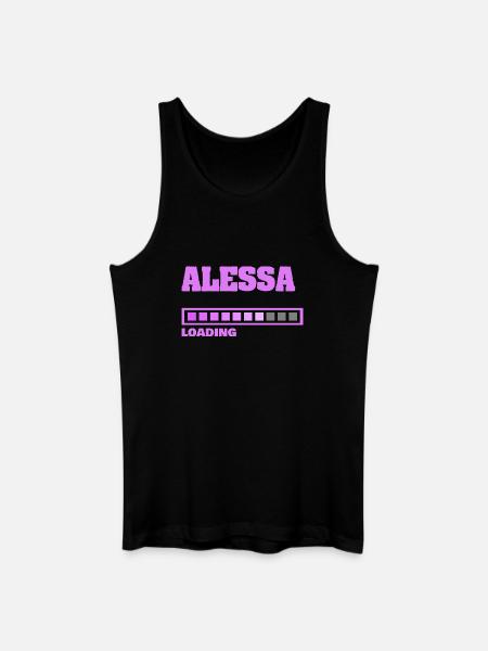 ALESSA - Débardeur bio Homme - noir