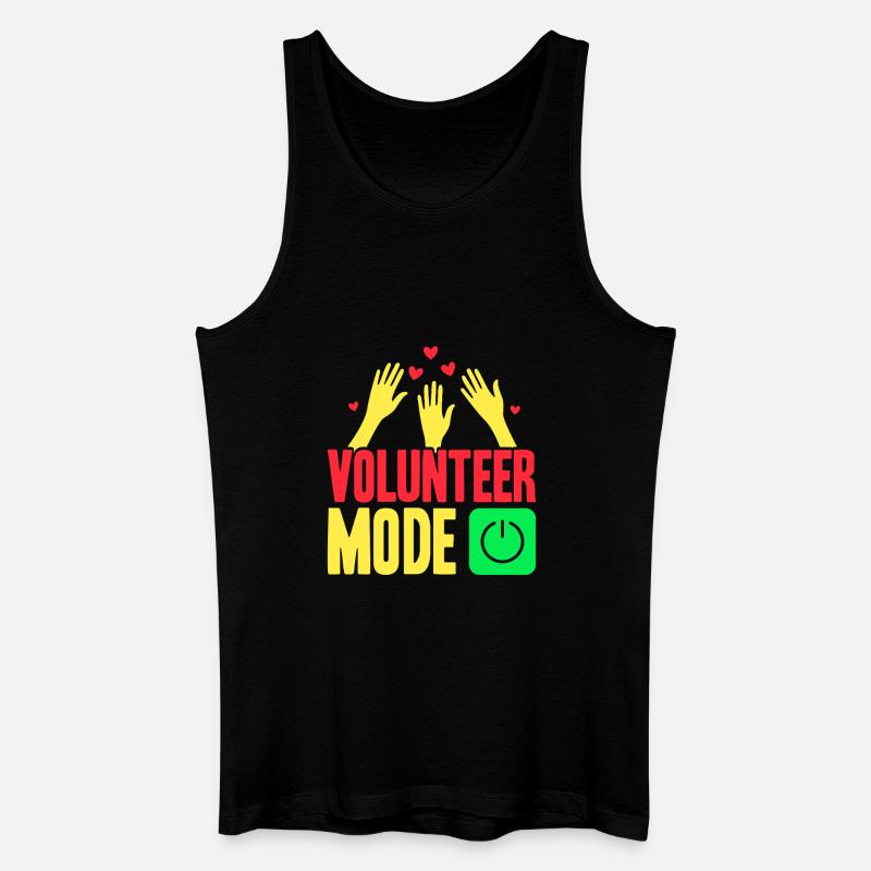 Volunteer Appreciation Mode On Volunteer - Männer Bio Tank Top - Schwarz