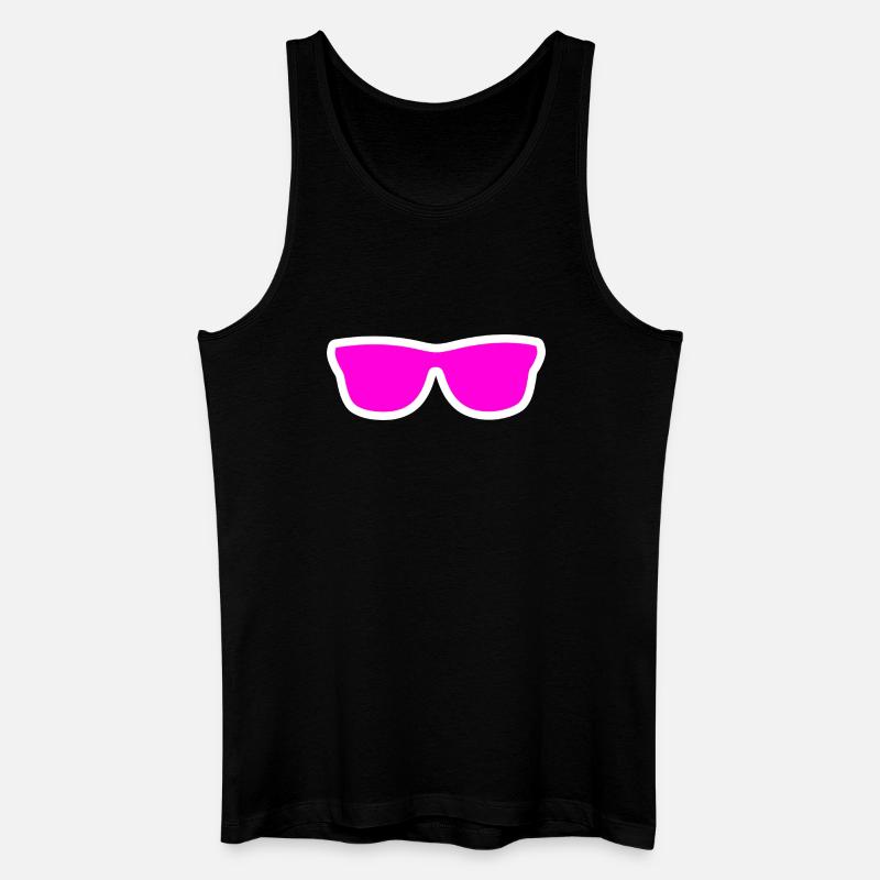 Sonnenbrille - Männer Bio Tank Top - Schwarz