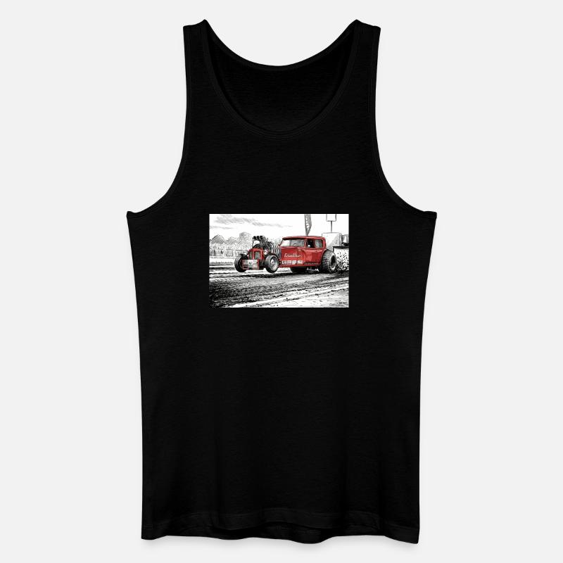 Excalibur - Männer Bio Tank Top - Schwarz