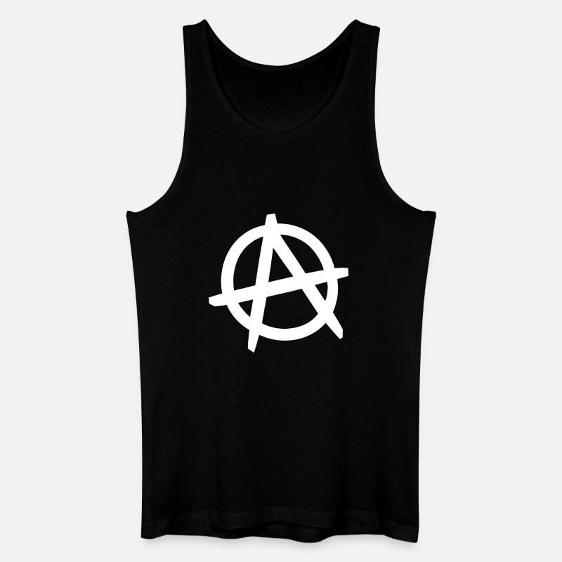 The Couching Dad "Anarchy" - Männer Bio Tank Top - Schwarz