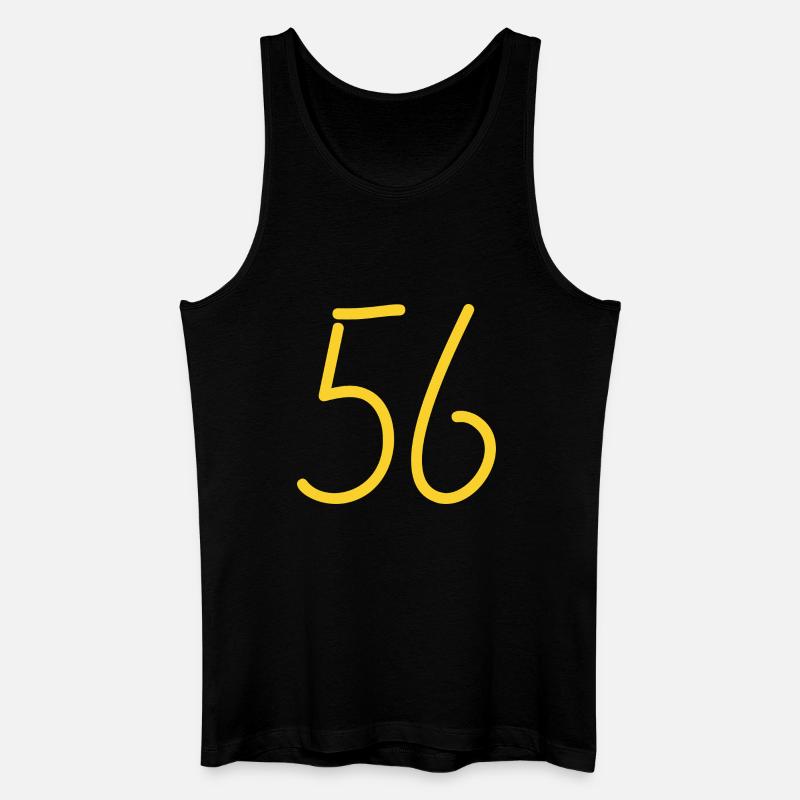 56 - Männer Bio Tank Top - Schwarz
