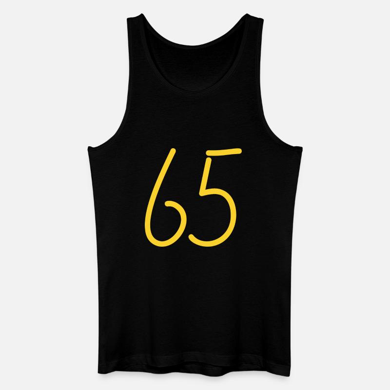 65 - Männer Bio Tank Top - Schwarz
