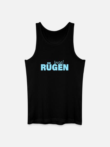 Île de Rügen - Débardeur bio Homme - noir