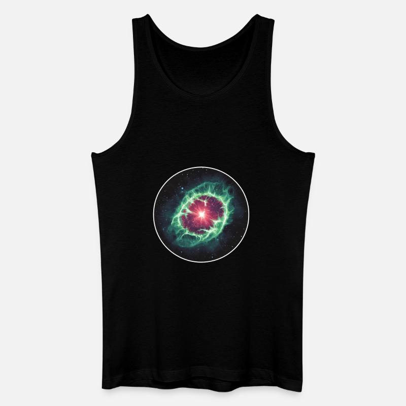 Astronomy Space Planetary Nebula Shell - Men’s Organic Tank Top - black
