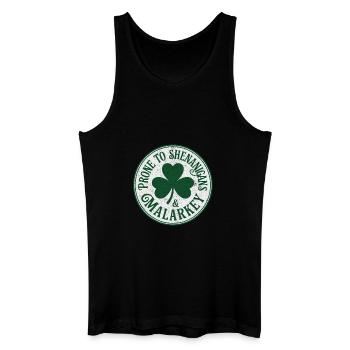 Drôles de la Saint-Patrick et des absurdités - Débardeur bio Homme - noir - Devant