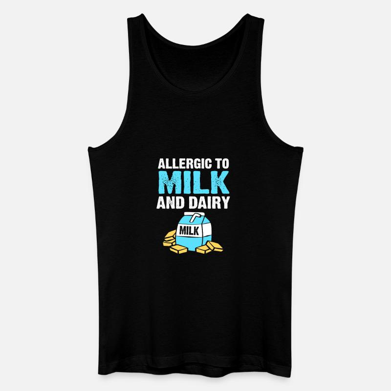 Lebensmittel Allergie - Männer Bio Tank Top - Schwarz