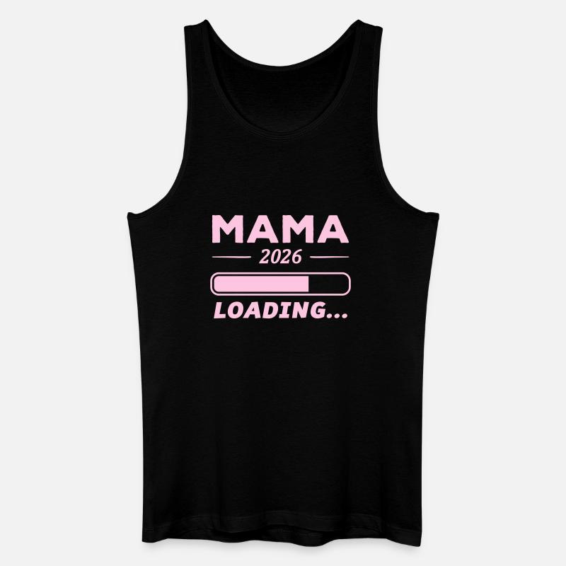 Mama 2026 Loading... - Männer Bio Tank Top - Schwarz