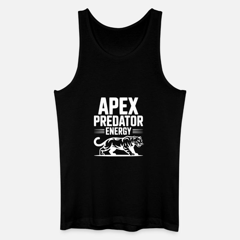 Energie des Spitzenprädators - Männer Bio Tank Top - Schwarz