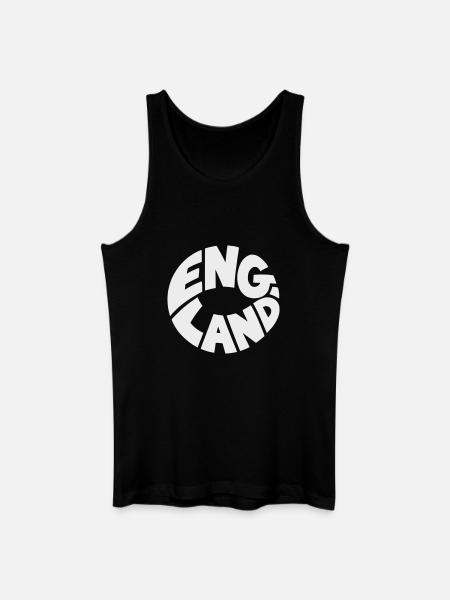Conception du logo Engand Round - Débardeur bio Homme - noir