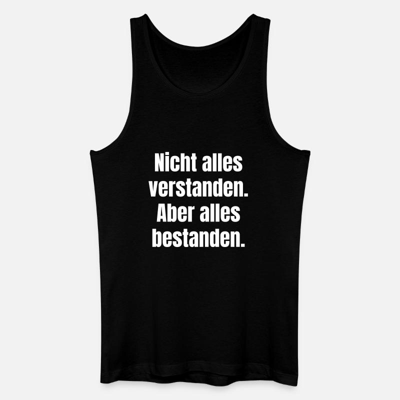 Don't understand everything, but pass - Men’s Organic Tank Top - black