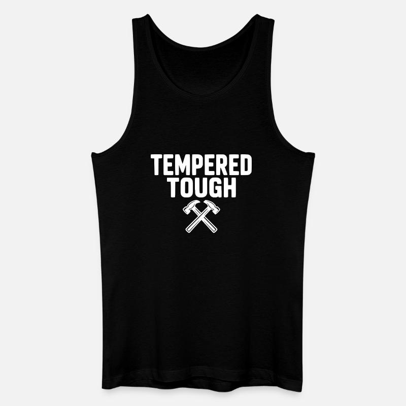 Tempered Tough - Männer Bio Tank Top - Schwarz
