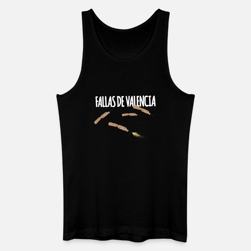 Fallas De Valencia Trueno - Männer Bio Tank Top - Schwarz