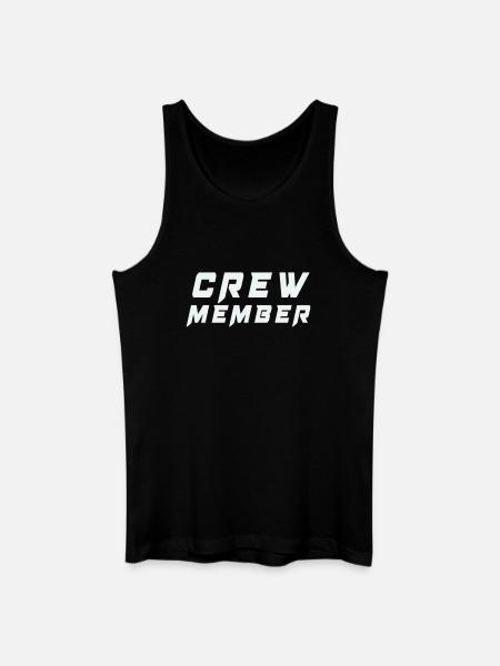 Crew Member Patch Tee - Men’s Organic Tank Top - black