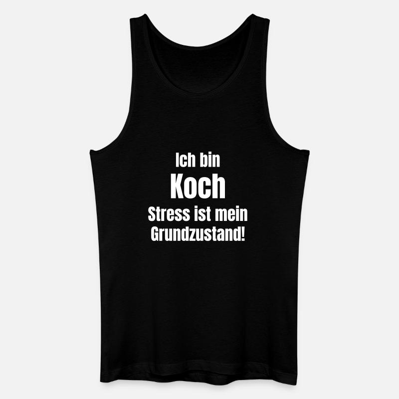 Chef Stress Basic Condition - Men’s Organic Tank Top - black