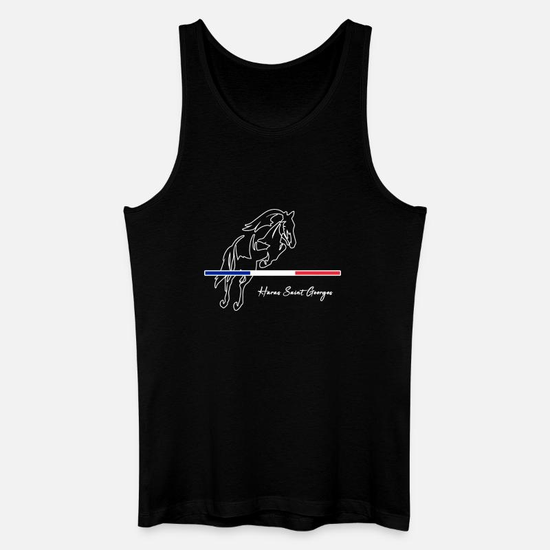 HSGsansfond2 - Männer Bio Tank Top - Schwarz