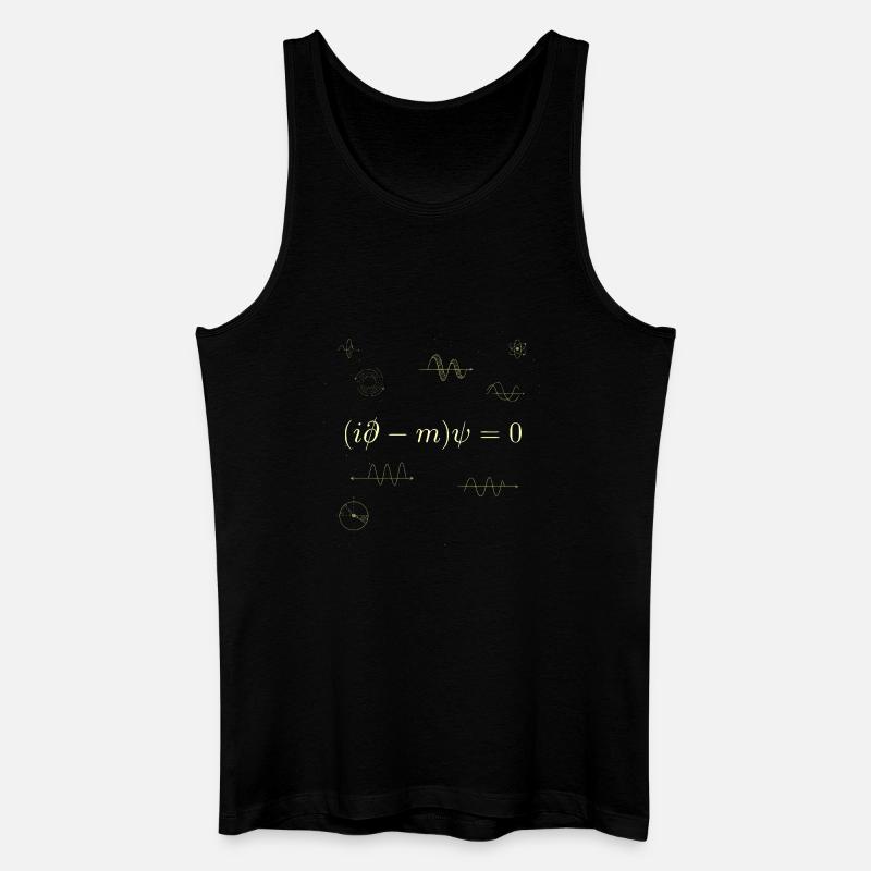 Quantengleichung - Männer Bio Tank Top - Schwarz