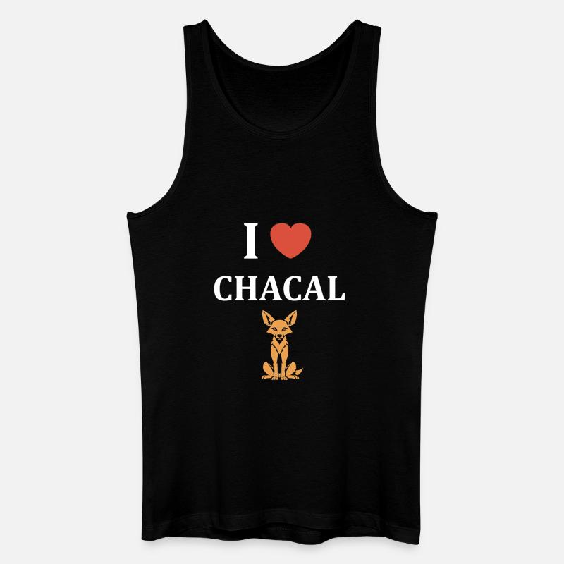 Schakal - Männer Bio Tank Top - Schwarz