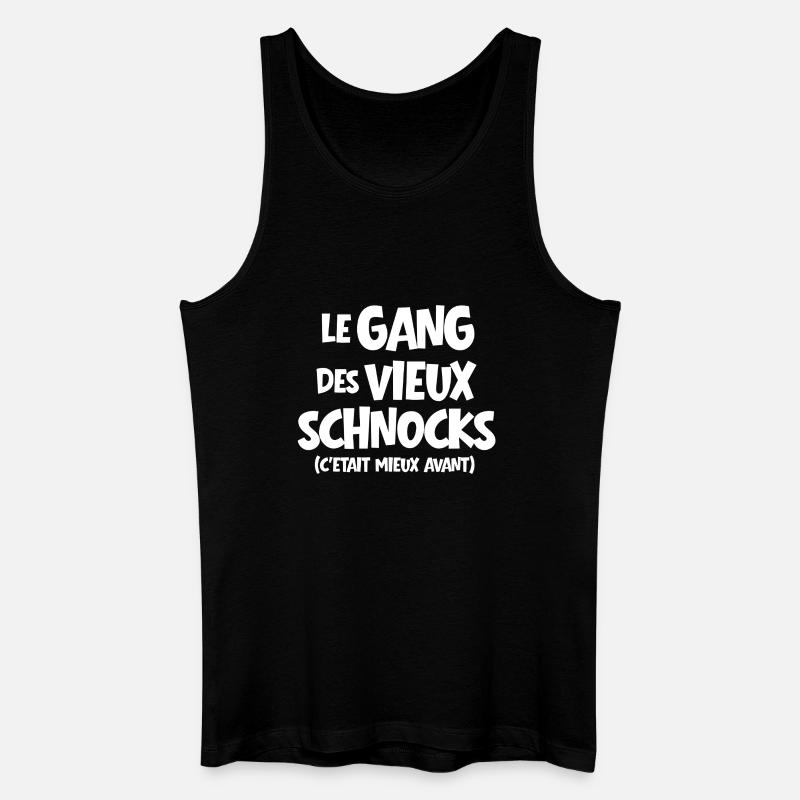 Senior, im Ruhestand, im Ruhestand - Männer Bio Tank Top - Schwarz